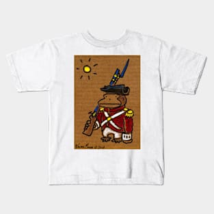 Red Coat Ape Kids T-Shirt